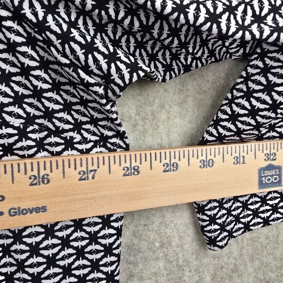 H&M+ Womens Plus Size 3XL Black & White Wrap Dress Geometric Print Relaxed Fit - Picture 6 of 7